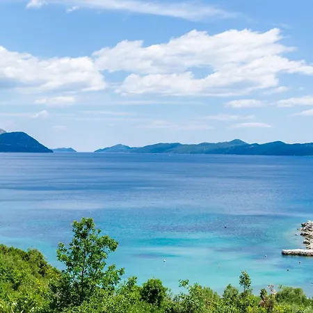 Quiet Seaview Dubrovnik Region - Three Bedroom With Terrace And Swimming Pool