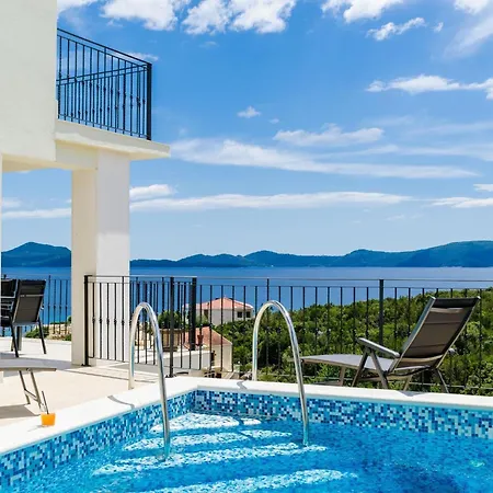 Quiet Seaview Dubrovnik Region - Three Bedroom With Terrace And Swimming Pool Villa Zaton Doli